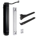 Locinox Hydraulic Industrial Gate Closer Verticlose 2 FOR 90° AND 180° HINGES BLACK
