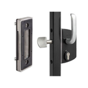 Locinox Industrial Manual Sliding Gate Lock 50mm Profile Black Colour - With Keep