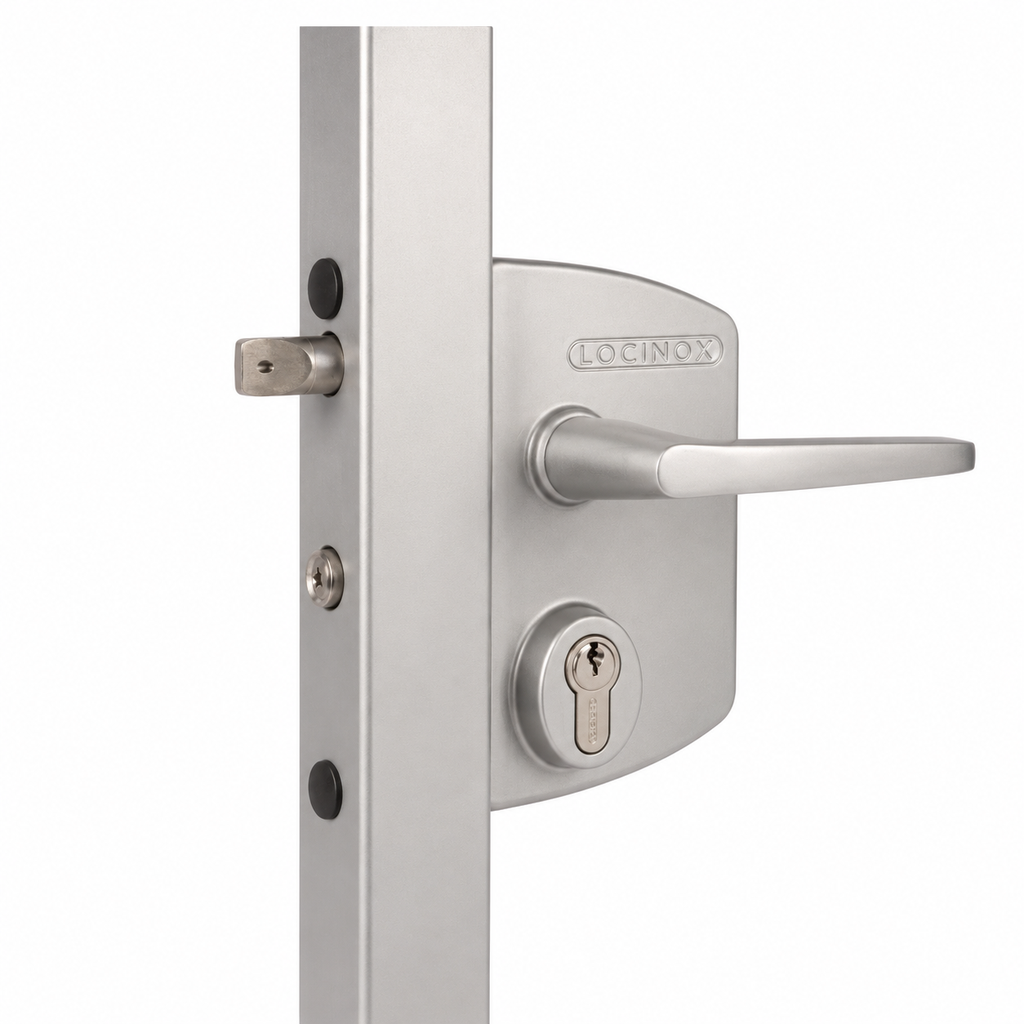 [AGLL421] Locinox Industrial Swing Gate Lock U2 for Square tube 80-100mm