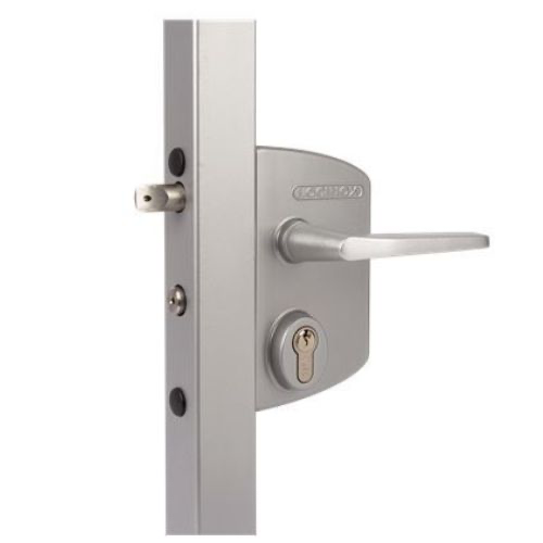 [AGLL424] Locinox Industrial Swing Gate Lock U2 for Square tube Adjustable 40-60mm Silver