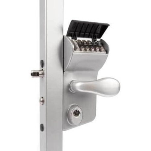 [AGLL452] Locinox VINCI - SURFACE MOUNTED MECHANICAL CODE LOCK for 40-60 mm Square - Silver