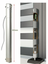 Locinox ELECTRADROP Motorised Electrical Drop Bolt - Silver