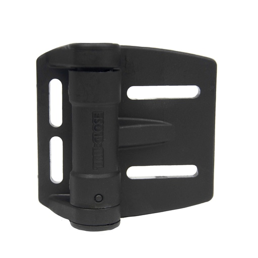 D&D Tru Close Self Closing Gate Hinge Adjustable Hinges for Round Post - Pair 