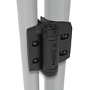 D&D Tru Close Heavy Duty Self Closing Hinge for Round Post 70kg TCHDRND1S3 Series 3 / Pair