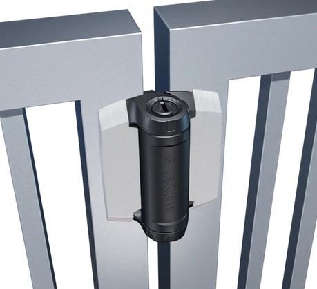 [AHN145] D&D TruClose Adjustable HEAVY DUTY Self Closing Hinges for Gates up to 70kg : Chrome, for Metal, 19mm Gap