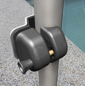 [AGLL538] D&D MagnaLatch Side Pull Magnetic Gate Latch: Glass, Non-Lockable