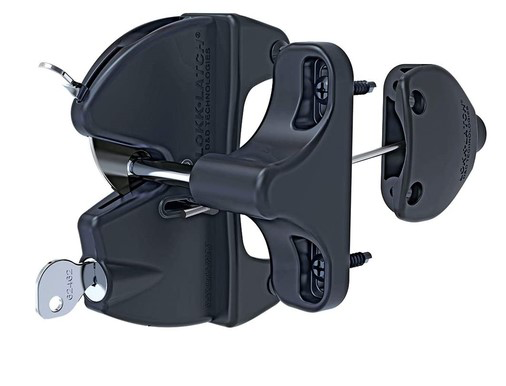 [AGLL542] D&D LokkLatch General Purpose Gate Latch- Black, Double Sided (LLAAB)