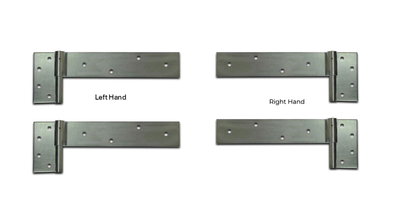 Strap Hinge 300x50mm 14mm pin For Gates up to 100 kgs - Both LEFT and RIGHT PAIRS