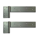 Steel Strap Timber Gate Hinge 300x50mm 14mm pin LH (Zinc) - Pair