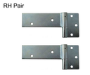 Short Heavy Duty Timber Swing Gate Strap Hinges 145x50mm 14mm Pin RH Pair