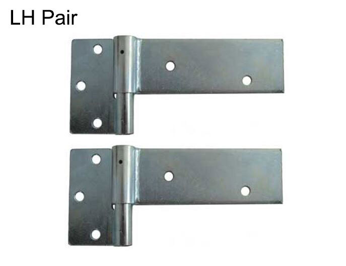 Short Heavy Duty Timber Swing Gate Strap Hinges 145x50mm 14mm Pin LH Pair