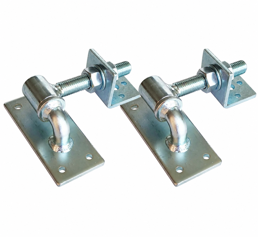 [AHN229] Swing gate Adjustable Gudgeon & Trunnion Hinge 90mm Long- 16mm Rod - / Pair