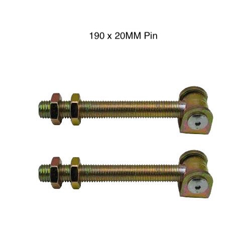 Adjustable Swing Gate Hinge Long Neck Size 190 x 20mm - Pair