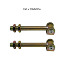Adjustable Swing Gate Hinge Long Neck Size 190 x 20mm - Pair