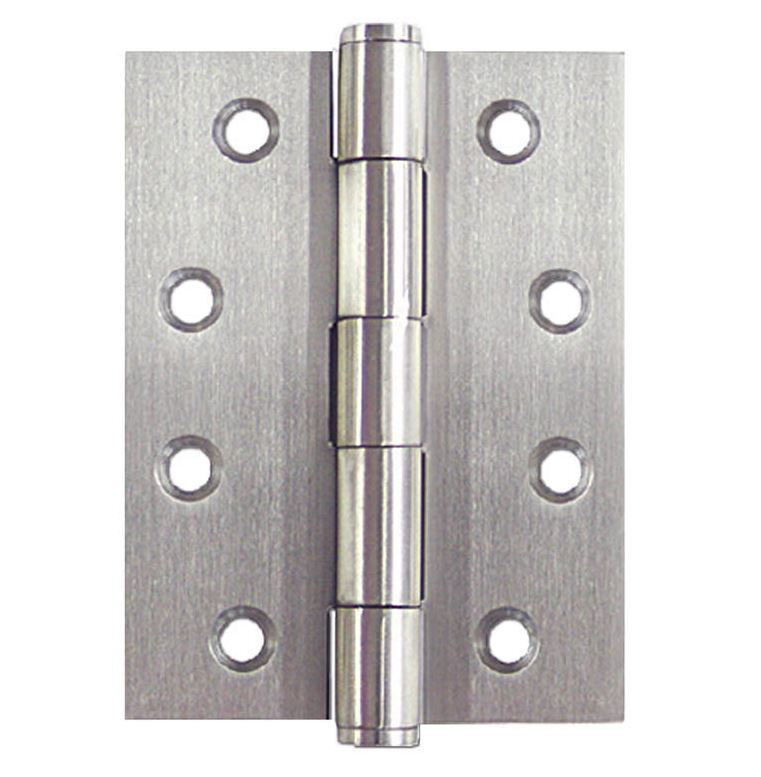 Stainless Steel Butt Hinges Fixed Pin 100x100x2.5mm/ 2 Hinges