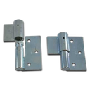 Swing Gate Steel Zinc Weld to Screw Prison Hinge 19mm Lockable RH / Pair