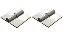 Heavy Duty Industrial Weld to Weld Prison Hinge 19 mm LH / Pair