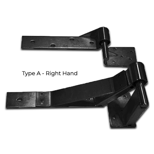 [AHN307] Swing Gate Rising Hinge or Up Hill Hinge Type A for Right Hand Side- Black