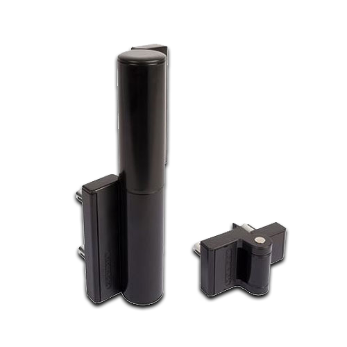 [AGH236HS] Black Locinox Tiger Hydraulic Swing Gate Closer and Compact hinge all in One