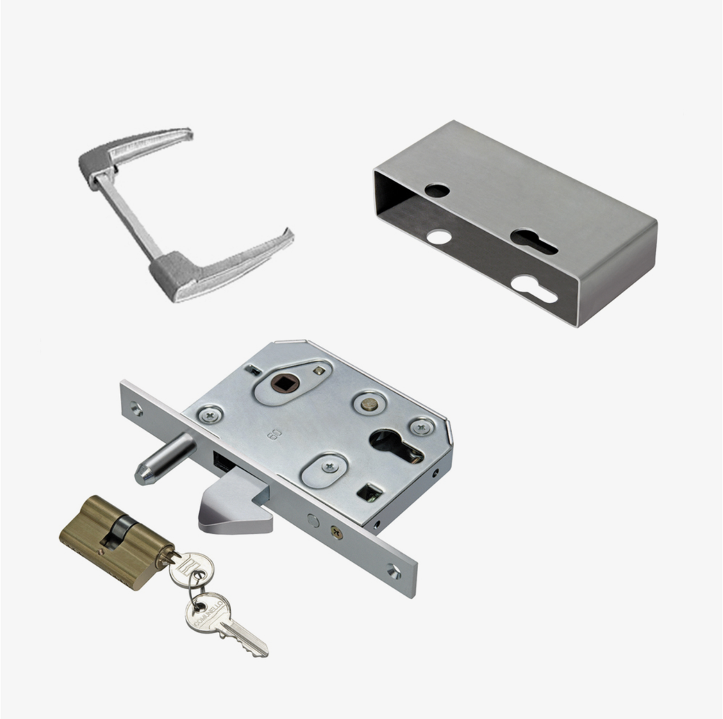 [AGLL571] Sliding Gate Lock for 50x50mm Frame COMUNELLO