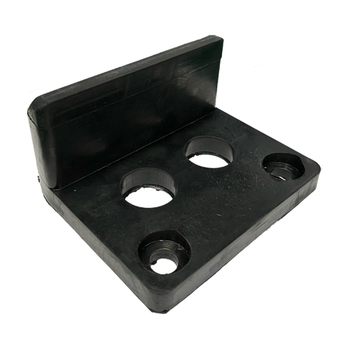 [GS066] Swing Gate Ground Stop - Rubber Bolt Down 66mm High