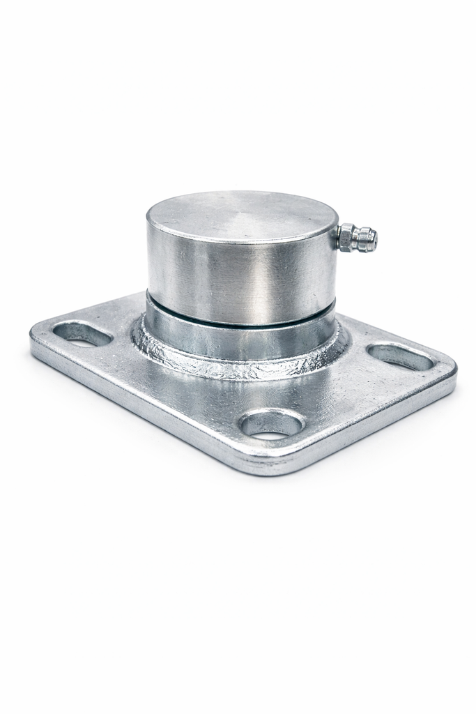 Heavy Duty Weld-on Adjustable Bearing Hinge - 50mm Bottom