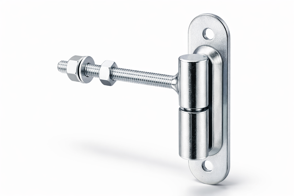 [AHN432] GUDGEON & TRUNNION HINGE Adjustable 100mm M12 Rod - Pair