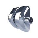 D&D MagnaLatch Side Pull Magnetic Gate Lock: Stainless Steel 316 Marine Grade (Polished) Lockable