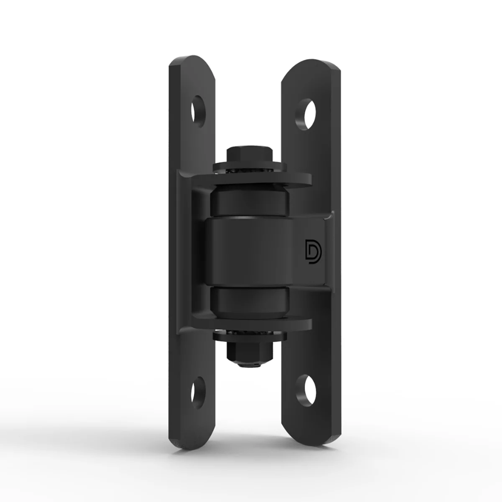 D&D Steel BadAss Bolt-On Hinge for Gates up to 450 kg - Matt Black Finish / Each