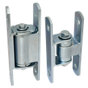 D&D Steel BadAss Bolt-On Centre-Mount, Self-Closing Hinge Set- Zinc Finish 140kg