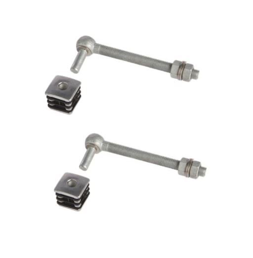 [AHN102] Hot Dip Galvanised Swing Gate Hinges with Aluminium Plug 40x40mm for Light Gate
