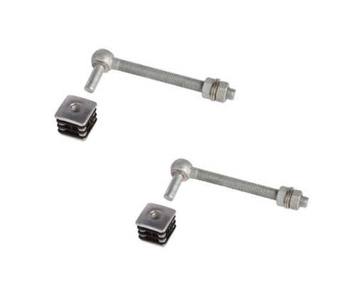 [AHN109] Galvanised Light Gate Hinge Adjustable 160mm with 16mm Rod for 50mm Tube for gate 100kg / Pair