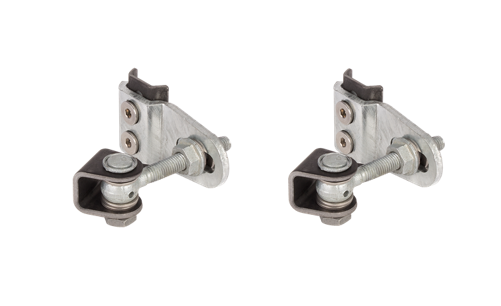 [AHN116] LOCINOX GBMU4D20 Adjustable Swing Gate Hinge Long Neck 180° weld-on 4D 20mm Pin- Pair