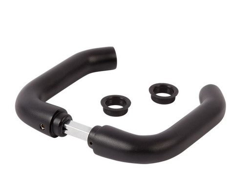 [AGH219] Locinox Insert Mortice Lock Handle - 3006B - Aluminium in Matt Black - Pair