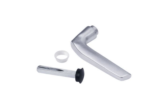 [AGH225] Locinox Insert Mortice Lock Handle - 3006M-2 Half Handle - Aluminium in Satin Chrome Silver
