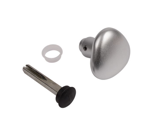 [AGH227] Locinox Insert Mortice Lock Handle - 3006R/2 Half Handle - Aluminium in Satin Chrome Silver