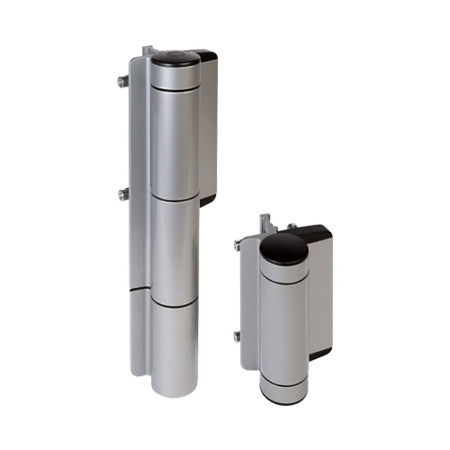 [AGC307] Locinox Mammoth HD Hydraulic 180 degree Swing Gate Closer and Compact hinge in One - Silver