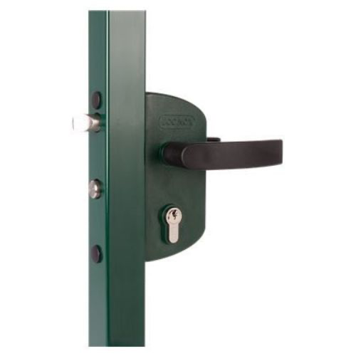 [AGLL414] Economical Gate Lock square profile 40mm- Silver Body
