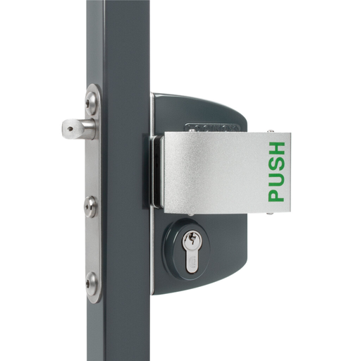 [AGLL416] Locinox Industrial Anti Panic Swing Gate Lock U2 for Square tube 60-80mm profile-with Push set