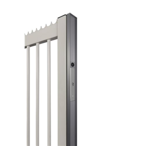 [AGLL439] Aluminium finishing profile for sliding gates to combine with MAGUNIT