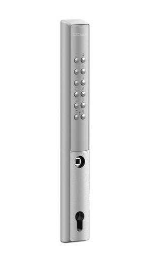 [AGLL450] Locinox - VERA Digital Wireless Access Control Single side for Insert Locks 40mm Silver