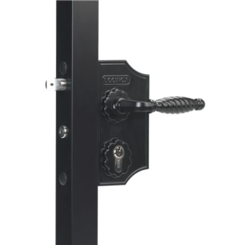 [AGLL484] Locinox LAKY F2 Small Ornamental Swing Gate Lock F2 Square profile adjustable 50-60mm