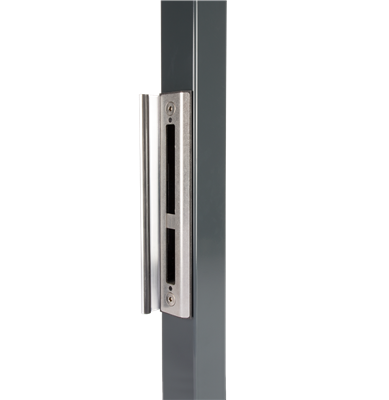 [AGLL515] Locinox Gate Keep Hybrid insert locks for H-Wood- Black- SHKW-9005