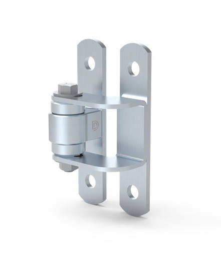 [AHN156] D&D Steel BadAss Face Mount Hinge for Gates up to 450 kg - Zinc Finish / Each
