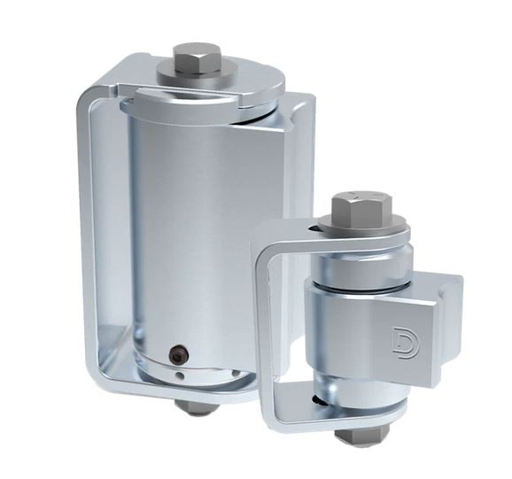 [AHN159] D&D Self-Closing BadAss Hinge Set for Gates up to 140 kg - 1 Set