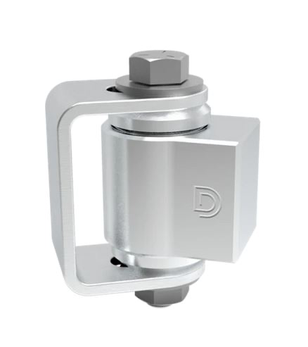 [AHN173] D&D BadAss Hinge Aluminium Body for flat installation up to 270 kg / Each