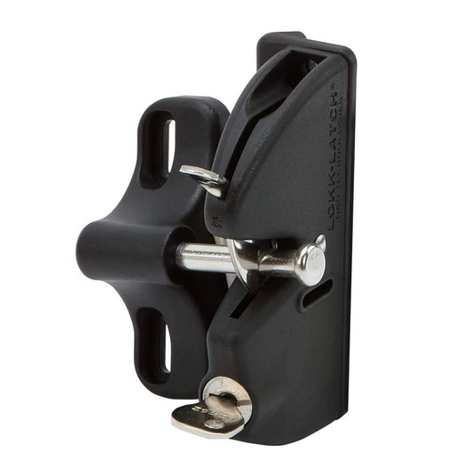 [AGLL541] D&D LokkLatch General Purpose Gate Latch- Black, Single Sided, Keyed Different LLAA