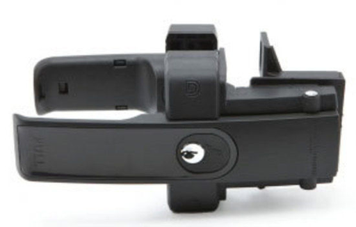 [AGLL545] D&D Lokklatch Magnetic Gate Lock: Black Handle, Keyed Different