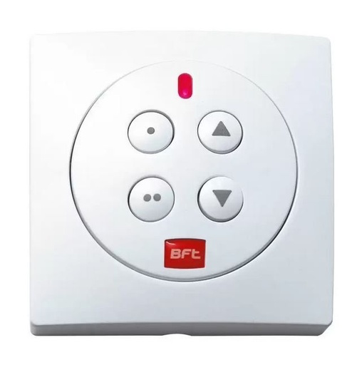 [APB235] Wall-Mounted Wireless Push Button BFT Mime Pad Wireless Push Button BFT: Ideal for Sliding & Swing Gates/Garage Door Openers