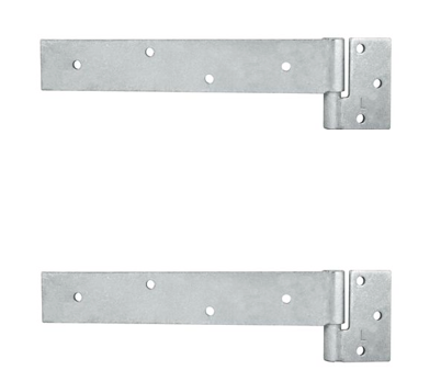 [AHN179] Galvanised Strap hinge 300x50mm LH